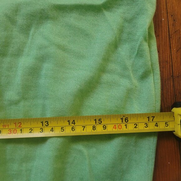Patrick Assaraf Green Merino Cardigan, sz XS-S - Picture 6 of 8